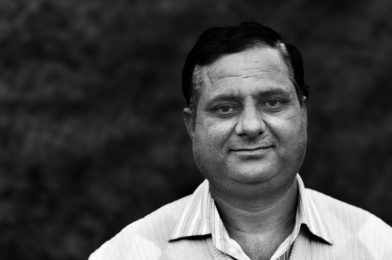Portrait of Lajpat Sharma.