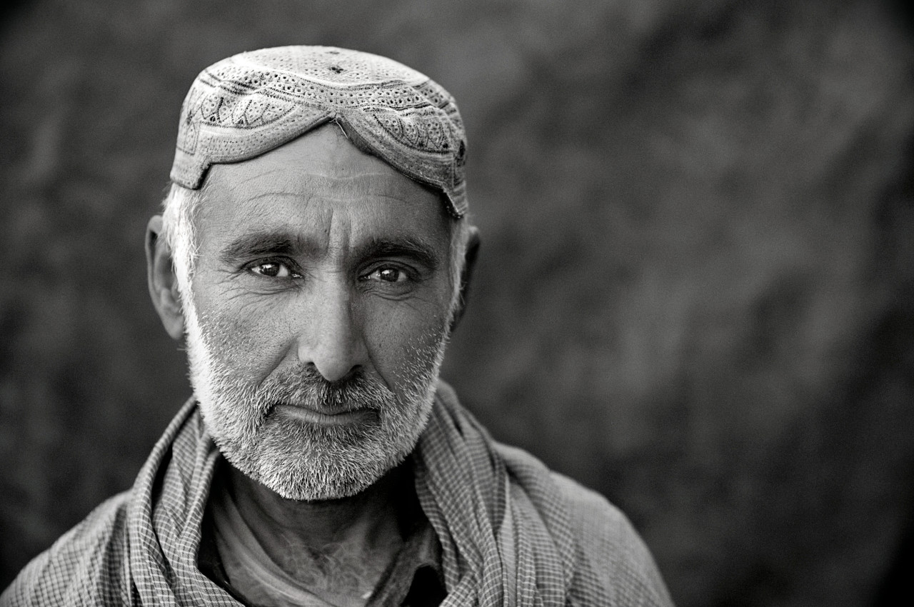 Portrait of Qasim Baloch.